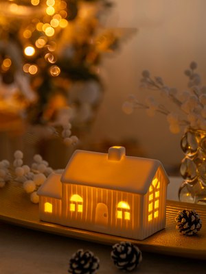 Ночник Лючия Фарфоровый Домик 09 / 185-09