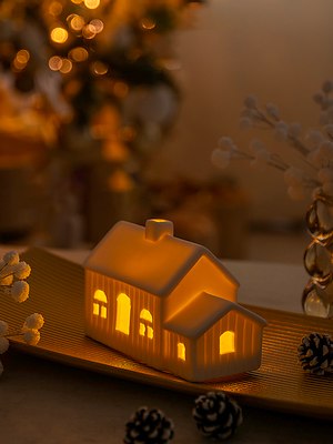 Ночник Лючия Фарфоровый Домик 09 / 185-09