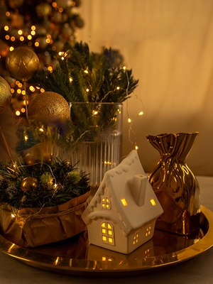 Ночник Лючия Зимняя Избушка 01 / 186-01