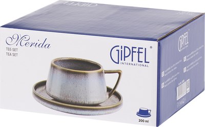 Чашка с блюдцем Gipfel Merida 43286