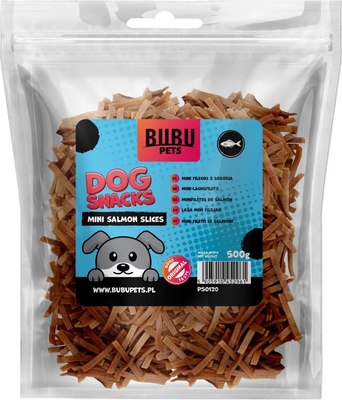 Лакомство для собак Bubu Pets Мини кусочки лосося / PS0120 - фото