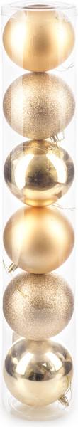 Набор шаров новогодних Ausini HE20248-68-4 - фото