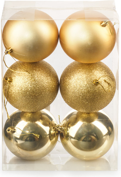 Набор шаров новогодних Ausini HE20248-71-3 - фото