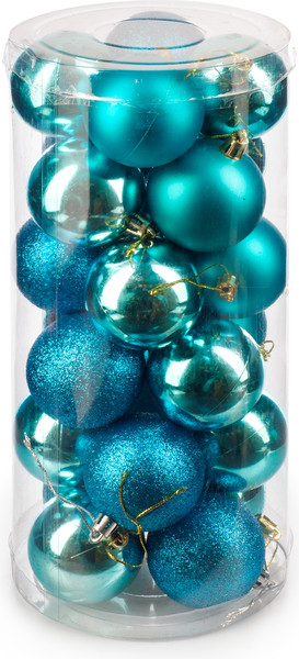 Набор шаров новогодних Ausini HE20248-61-2 - фото