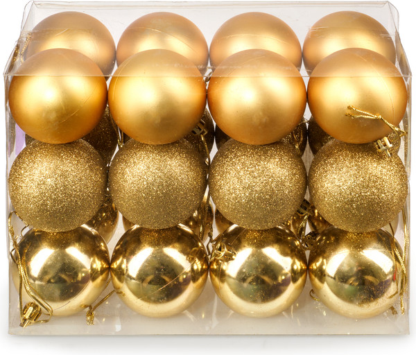 Набор шаров новогодних Ausini HE20248-64-3 - фото