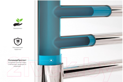 Полотенцесушитель водяной Сунержа М-образный + 50x50 / 00-4007-5050