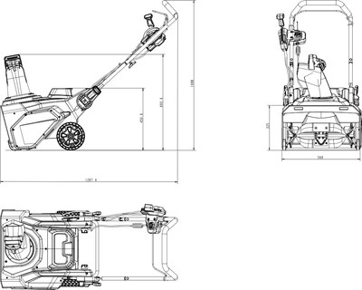 Снегоуборщик аккумуляторный Greenworks 2603307UB