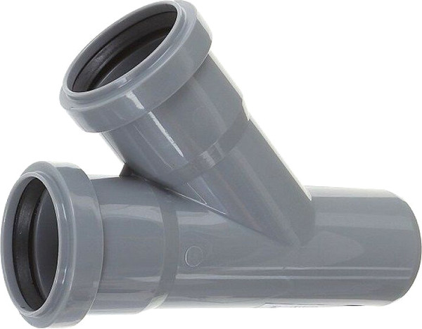 Тройник внутренней канализации Политэк ТПК 32x32/45 ПП - фото