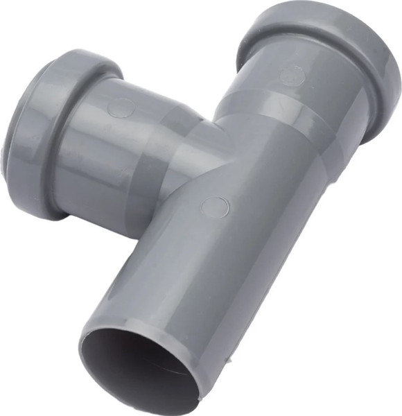 Тройник внутренней канализации Политэк ТПК 40x40/87 ПП - фото