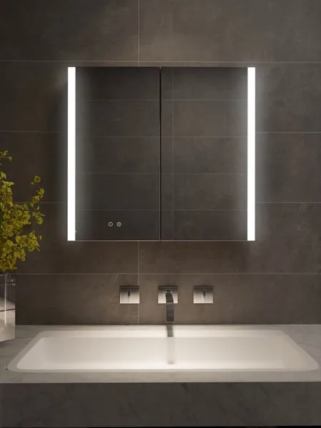 Шкаф с зеркалом для ванной Aquatek AQ7129-MLC