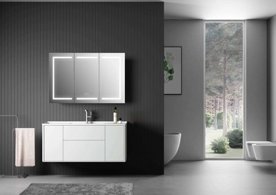 Шкаф с зеркалом для ванной Aquatek AQ7124-MLC