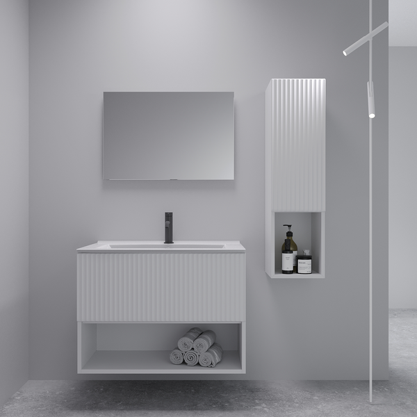 Шкаф для ванной ЗОВ Кито Флавио / CKFLW0MWF - фото