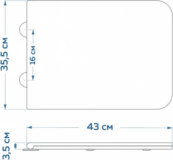 Сиденье для унитаза Teymi S40309