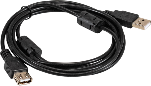 Удлинитель кабеля ExeGate EX-CCF-USB2-AMAF-2.0F / EX294762RUS - фото
