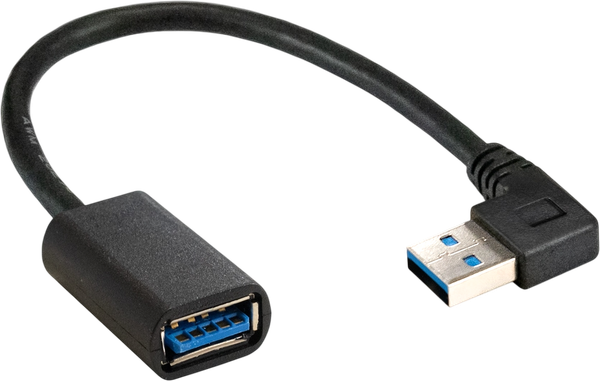 Удлинитель кабеля ExeGate EX-CC-USB3-AMAF-0.15L / EX294775RUS - фото