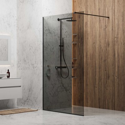 Душевая стенка Berges Sky Black 100x200 / 064014