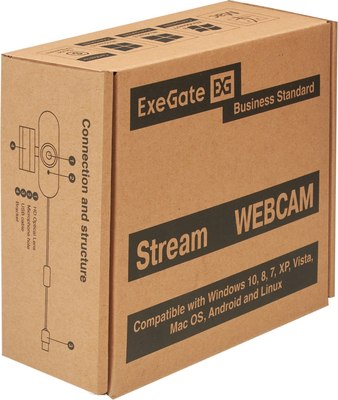Веб-камера ExeGate Stream C925 Wide FullHD T-Tripod / EX294484RUS