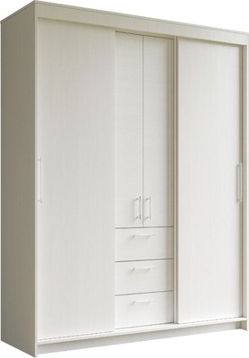 Шкаф Евва Престиж без зеркал ПР-4D2Z3S - фото