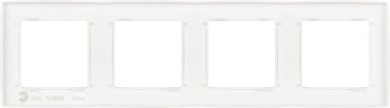 Рамка для выключателей и розеток ЭРА 12-5004-01М / Б0065740 - фото