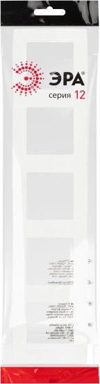 Рамка для выключателей и розеток ЭРА 12-5005-01М / Б0065742