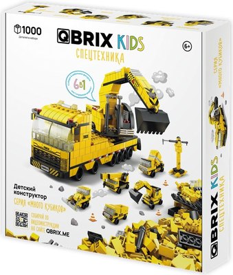 Конструктор QBRIX Kids. Много кубиков. Спецтехника 32004 - фото