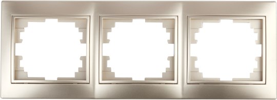Рамка для выключателей и розеток INTRO Plano 1-503-04 / Б0030099 - фото