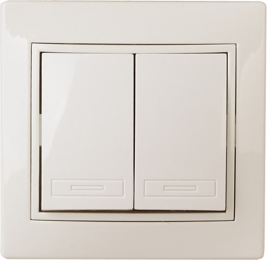 Выключатель INTRO Plano 1-107-02 / Б0053804 - фото