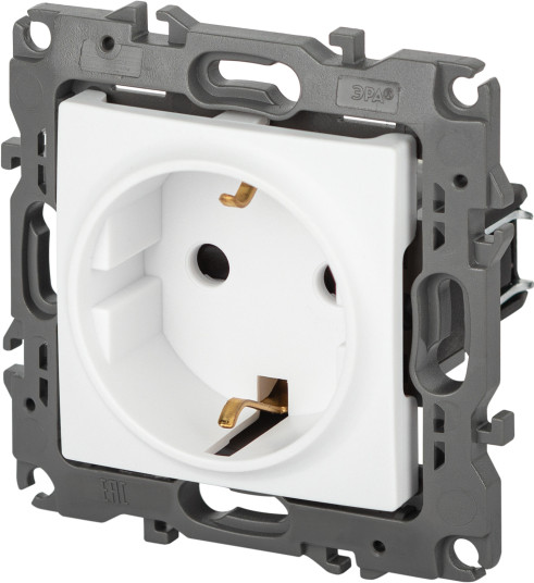 Розетка ЭРА Schuko 12-2102-01М / Б0065661