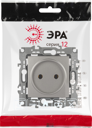 Розетка ЭРА Schuko 12-2101-16 / Б0065662