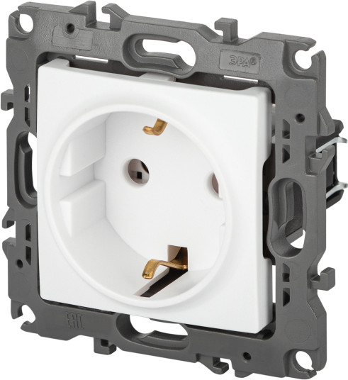 Розетка ЭРА Schuko 12-2101-01М / Б0065700