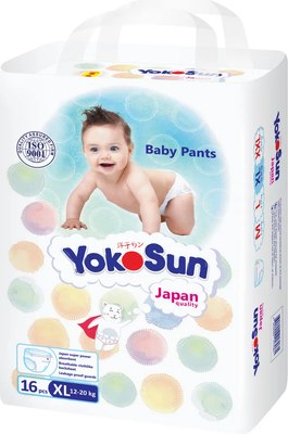 Подгузники-трусики детские YokoSun XL 12-20кг