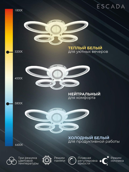 Люстра ESCADA 10275/6LED