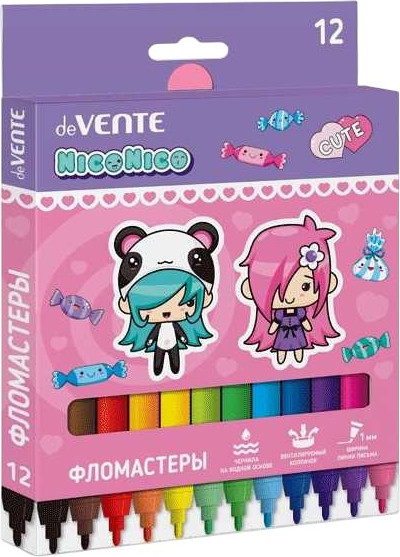 Фломастеры deVente NicoNico / 5081346 - фото