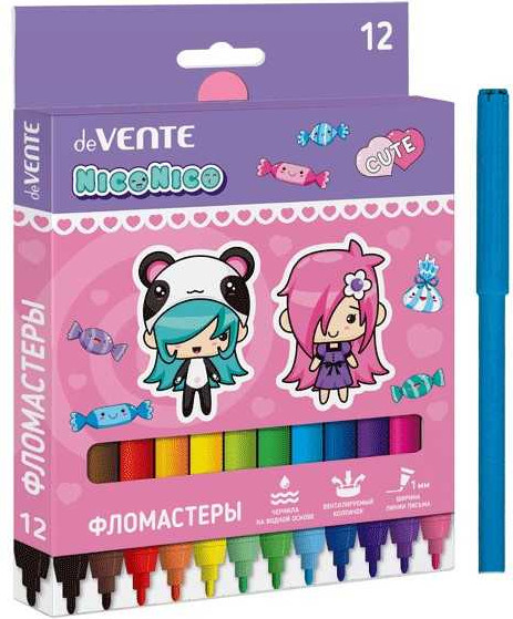 Фломастеры deVente NicoNico / 5081346