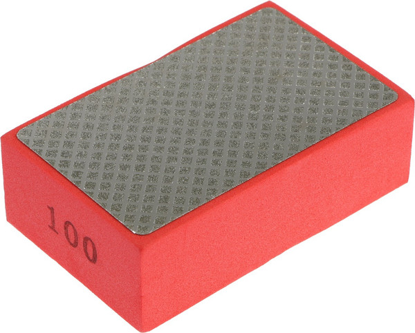 Губка абразивная Tundra 90x55x30мм Р100 / 10513851 - фото