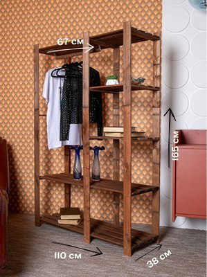 Стойка для одежды Четыре Солнца S-825