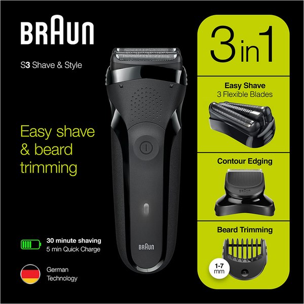 Электробритва Braun Series 3 300BT Shave & Style