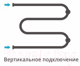 Полотенцесушитель водяной Сунержа М-образный + 50x65 / 00-4007-5065