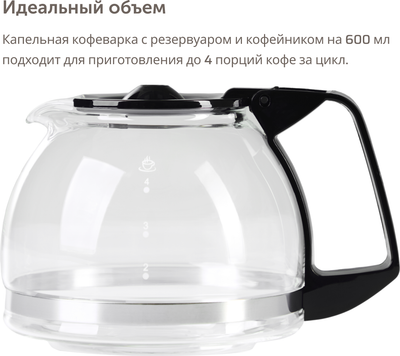 Капельная кофеварка RAGEX R402-000