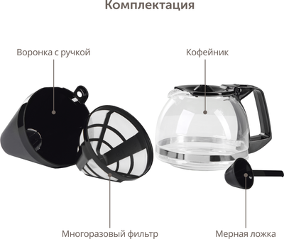 Капельная кофеварка RAGEX R402-000