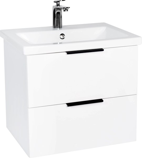 Тумба под умывальник Viant Берлин Moduo 60 / VBER60MDBEL-T2YP - фото