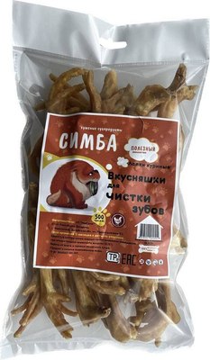 Лакомство для собак Симба Лапки куриные - фото