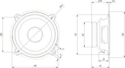 Мидбас ORIS Electronics FT-130W