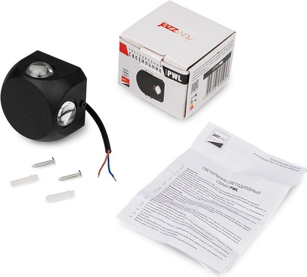 Бра уличное JAZZway PWL-07575/80D 4x2w 4000K BL IP54 / 5055957