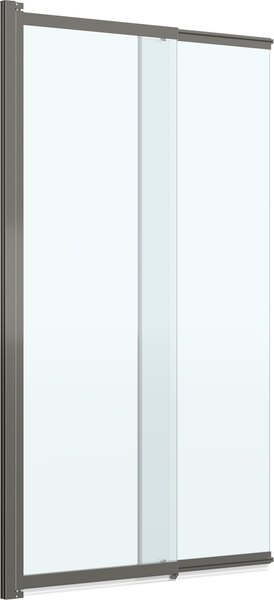 Стеклянная шторка для ванны Cezares SLIDER-VF-11-90/150-C-GM - фото