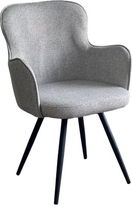 Стул M-City Altair NS10 / 670M05872 серый/букле/черный каркас - фото