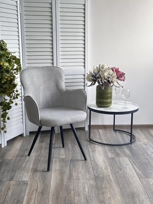 Стул M-City Altair NS10 / 670M05872 серый/букле/черный каркас