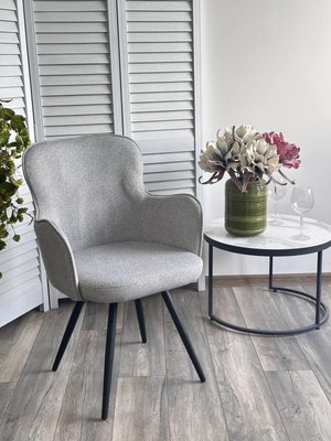 Стул M-City Altair NS10 / 670M05872 серый/букле/черный каркас