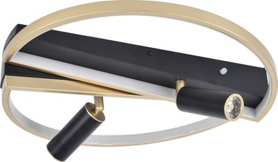 Потолочный светильник Mirastyle XL-60023C/2+2 SBK+SGD - фото