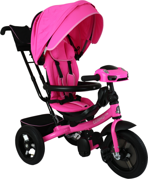 Трехколесный велосипед с ручкой CosmoRide LX-01PK